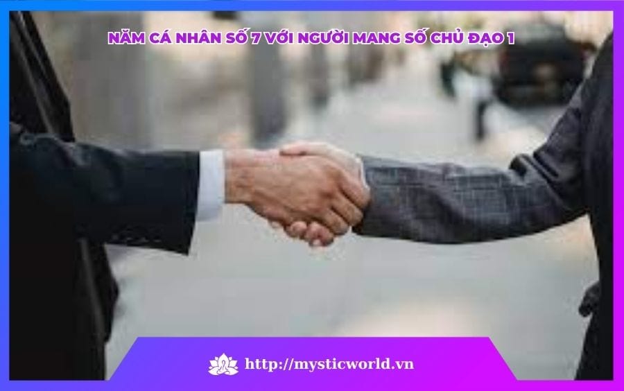 NĂM CÁ NHÂN SỐ 7 VỚI NGƯỜI MANG SỐ CHỦ ĐẠO 1
