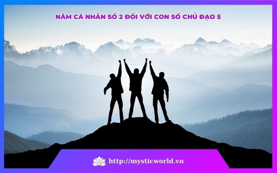 NĂM CÁ NHÂN SỐ 2 ĐỐI VỚI CON SỐ CHỦ ĐẠO 5