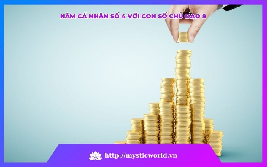 NĂM CÁ NHÂN SỐ 4 VỚI CON SỐ CHỦ ĐẠO 8