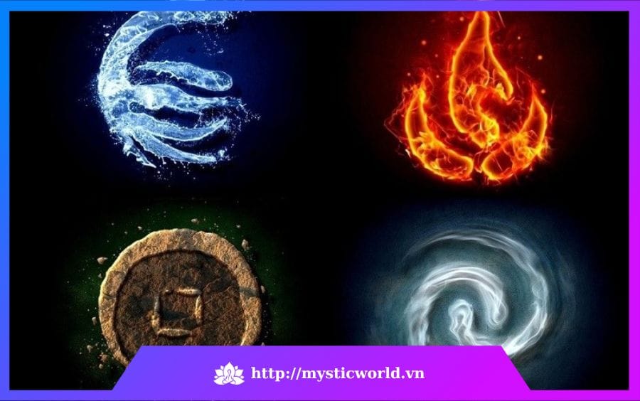 4 NHÓM NGUYÊN TỐ CHÍNH TRONG BẢN ĐỒ SAO CHIÊM TINH