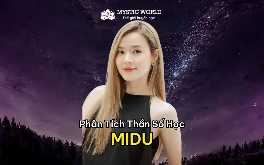 TIỂU SỬ, SỰ NGHIỆP CỦA MIDU - PHÂN TÍCH THẦN SỐ HỌC