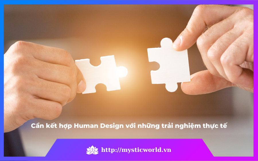 Cần kết hợp Human Design với những trải nghiệm thực tế