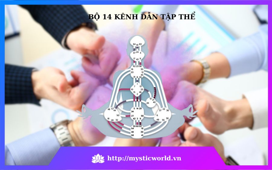 Bộ 14 kênh dẫn tập thể trong Human Design