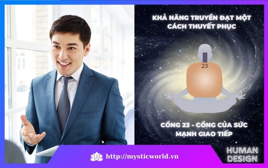 Cổng 23 trong Human Design - Cổng Của Sức Mạnh Giao Tiếp - Khả năng truyền đạt một cách thuyết phục